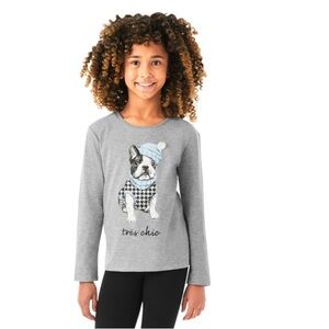 3 for $20 Members Mark Gray Dog Kids Shirt Size L (New no tags) or XL Youth NWT
